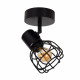 Faretto da soffitto con struttura in metallo dal design moderno ed elegante