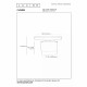 Faretto da soffitto con struttura orientabile in alluminio dal design elegante
