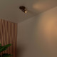 Faretto da soffitto dimmerabile e orientabile in alluminio
