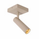 Faretto da soffitto in allumino con diffusore orientabile dal design moderno