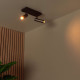 Faretto da soffitto in allumino doppio diffusore orientabile dal design moderno