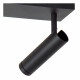 Faretto da soffitto in allumino doppio diffusore orientabile dal design moderno