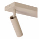 Faretto da soffitto in allumino doppio diffusore orientabile dal design moderno