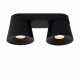 Faretto da soffitto in metallo con doppio diffusore orientabile design moderno