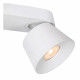Faretto da soffitto in metallo con doppio diffusore orientabile design moderno