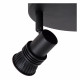 Faretto da soffitto in metallo con triplo diffusore orientabile