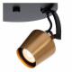 Faretto da soffitto in metallo doppio diffusore orientabile dal design moderno