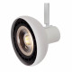 Faretto da soffitto moderno in acciaio con triplo diffusore orientabile