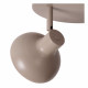 Faretto da soffitto moderno in acciaio con triplo diffusore orientabile