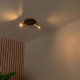 Faretto doppio da soffitto dimmerabile e orientabile in alluminio