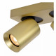 Faretto in alluminio con doppio LED orientabile e dimmerabile dal design moderno