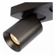 Faretto in alluminio con doppio LED orientabile e dimmerabile dal design moderno