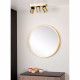 Faretto in alluminio con triplo LED orientabile e dimmerabile dal design moderno