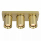 Faretto in alluminio con triplo LED orientabile e dimmerabile dal design moderno