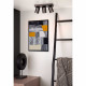Faretto in alluminio con triplo LED orientabile e dimmerabile dal design moderno