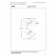 Faretto in metallo con diffusore orientabile dal design minimalista