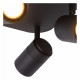 Faretto in metallo moderno a led dimmerabile con 4 diffusori orientabili