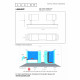 Faretto in metallo moderno a led dimmerabile con doppio diffusore orientabile