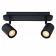 Faretto in metallo moderno a led dimmerabile con doppio diffusore orientabile