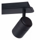 Faretto in metallo moderno a led dimmerabile con doppio diffusore orientabile
