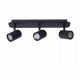 Faretto in metallo moderno a led dimmerabile con triplo diffusore orientabile