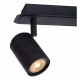 Faretto in metallo moderno a led dimmerabile con triplo diffusore orientabile