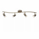 Faretto lineare LED in metallo con 4 diffusori orientabili dal design moderno