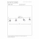 Faretto lineare LED in metallo con 4 diffusori orientabili dal design moderno