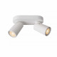 Faretto moderno a LED dimmerabile in alluminio con doppio diffusore orientabile