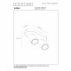 Faretto moderno a LED dimmerabile in alluminio con doppio diffusore orientabile