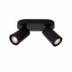 Faretto moderno a LED dimmerabile in alluminio con doppio diffusore orientabile