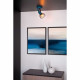Faretto moderno con struttura orientabile in metallo dal design moderno