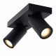 Faretto moderno in alluminio LED dimmerabile con doppio diffusore orientabile