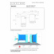 Faretto moderno in alluminio LED dimmerabile con doppio diffusore orientabile