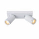 Faretto moderno in alluminio LED dimmerabile con doppio diffusore orientabile