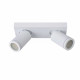 Faretto moderno in alluminio LED dimmerabile con doppio diffusore orientabile
