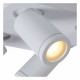 Faretto moderno in alluminio LED dimmerabile con quattro diffusori orientabili