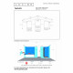 Faretto moderno in alluminio LED dimmerabile con quattro diffusori orientabili