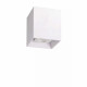 Faretto quadrato con struttura in alluminio verniciato dal design moderno