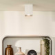 Faretto quadrato con struttura moderna in alluminio con diffusore orientabile