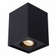 Faretto quadrato con struttura moderna in alluminio con diffusore orientabile