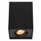 Faretto quadrato con struttura moderna in alluminio con diffusore orientabile