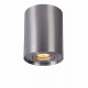 Faretto rotondo con struttura moderna in alluminio con diffusore orientabile