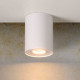 Faretto rotondo con struttura moderna in alluminio con diffusore orientabile