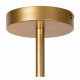 Lampada a soffitto con struttura in metallo e sei diffusori dal design moderno
