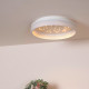 Lampada a soffitto rotonda con diffusore a led dimmerabile