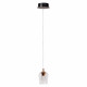 Lampada a sospensione a LED con diffusore in vetro dal design moderno