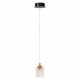 Lampada a sospensione a LED con diffusore in vetro dal design moderno