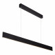 Lampada a sospensione a LED lineare con struttura in metallo dal design moderno
