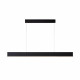 Lampada a sospensione a LED lineare con struttura in metallo dal design moderno